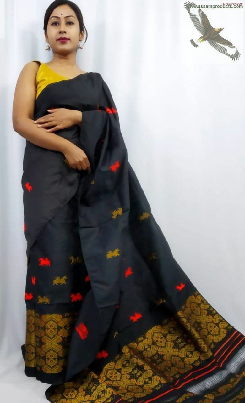 # Handloom Mixed Silk Mekhela Sador/0025004O001