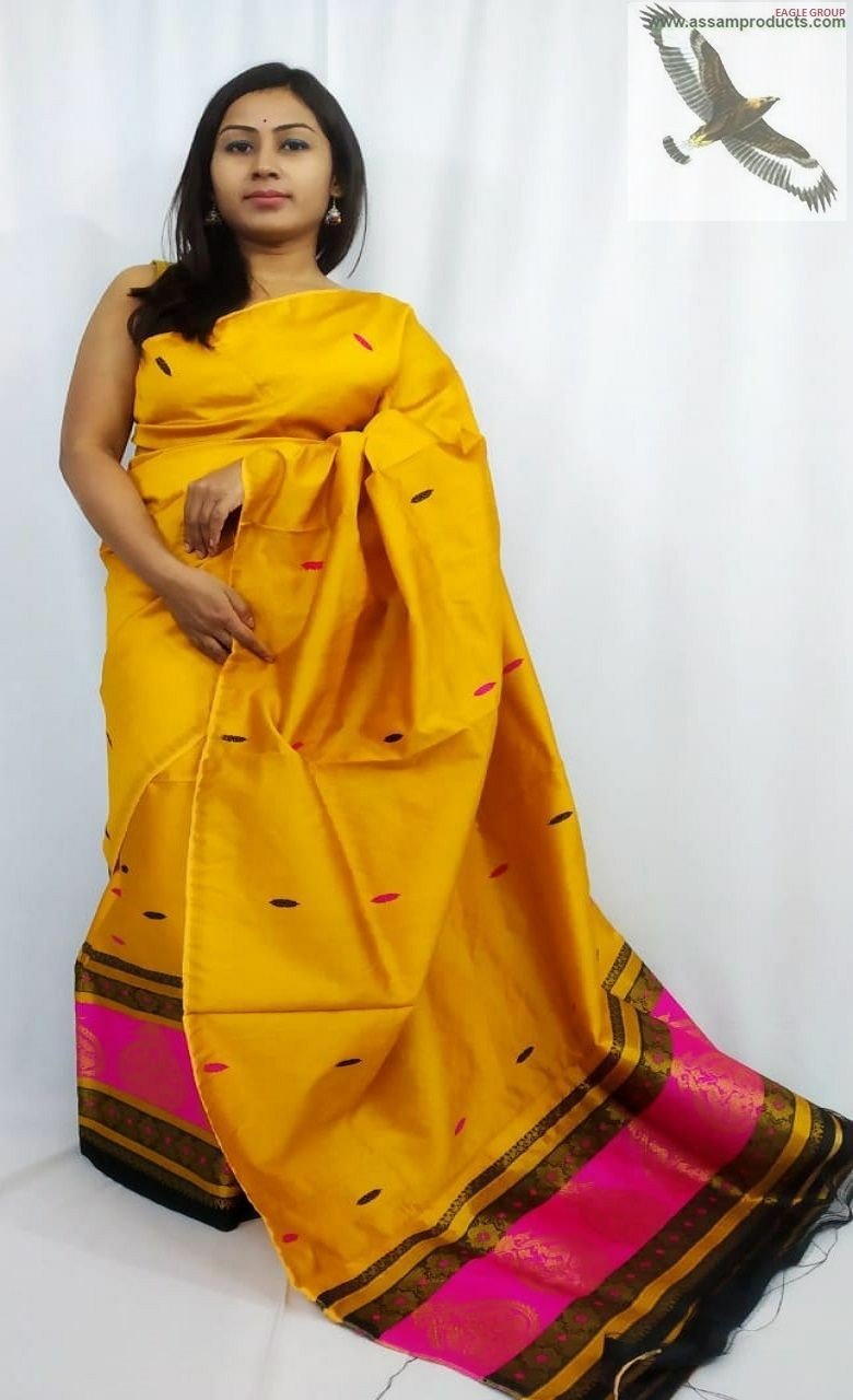 #Eagle Handloom Mixed Silk Mekhela Sador /00250058001