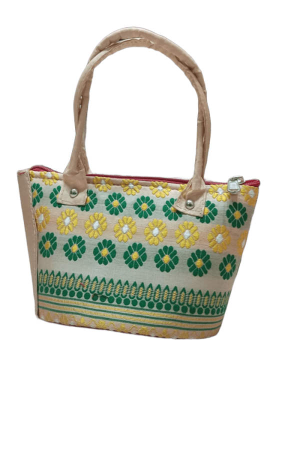 Pure Hand stitched Assam Handloom Handbag / 03550005001