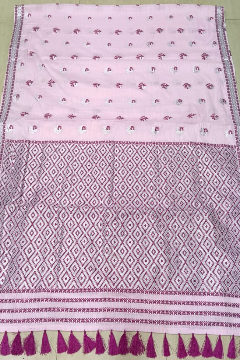 Ready To Wear Cotton Saree With Blouse Material/ 03560001001