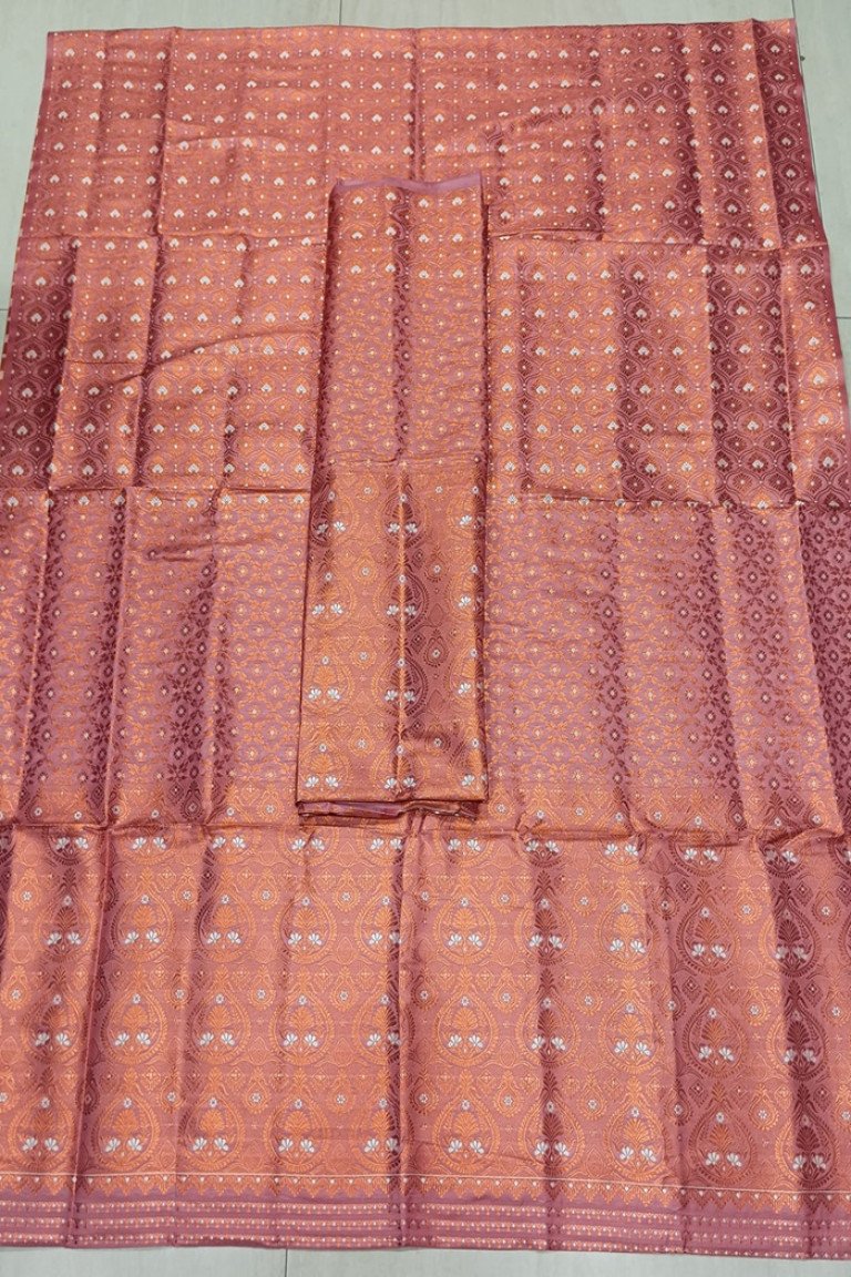 MIXED SILK MEKHELA SADOR WITH BLOUSE MATERIAL/ 03020004001