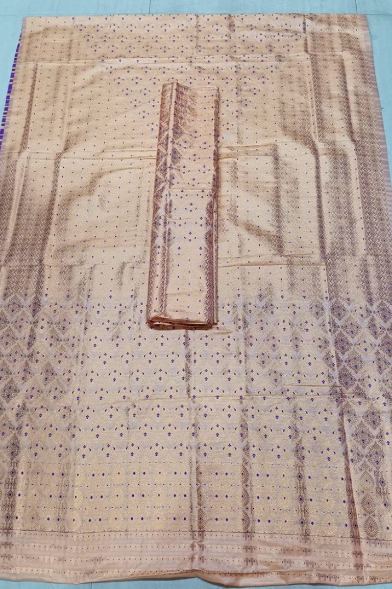 MIXED SILK MEKHELA SADOR WITH BLOUSE MATERIAL/ 03020004001