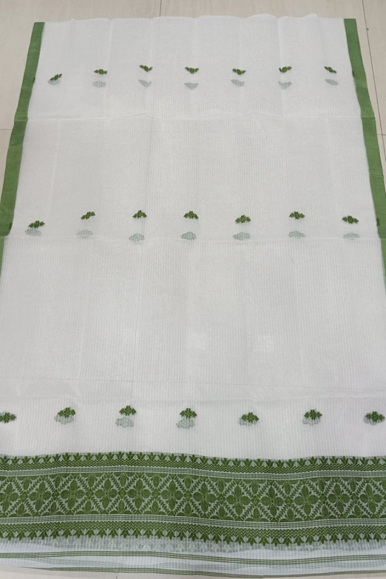 Handloom 80 Xuta Self Bordered Single Sador / 0053000S001