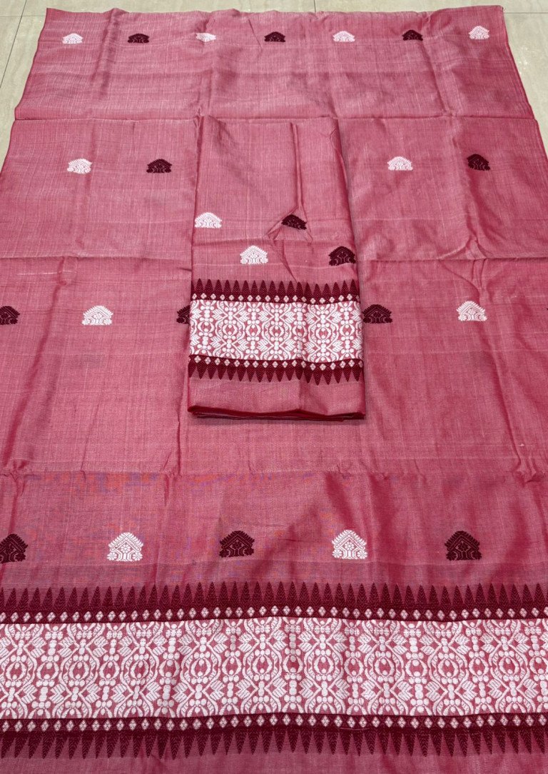 Handloom Silk Cotton Mekhela Sador With Blouse Material/ 03570001001