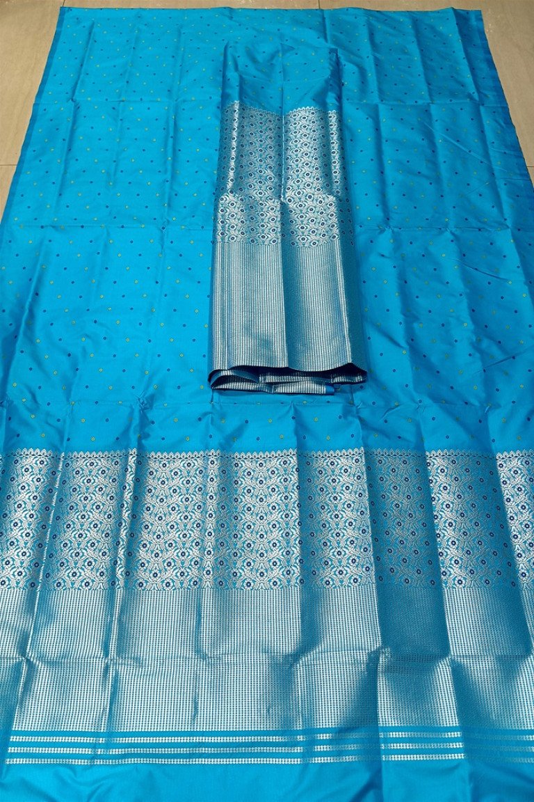 MIXED SILK MEKHELA SADOR WITH BLOUSE MATERIAL/ 0221000Q001