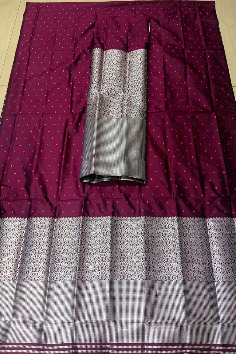 MIXED SILK MEKHELA SADOR WITH BLOUSE MATERIAL/ 0221000Q001