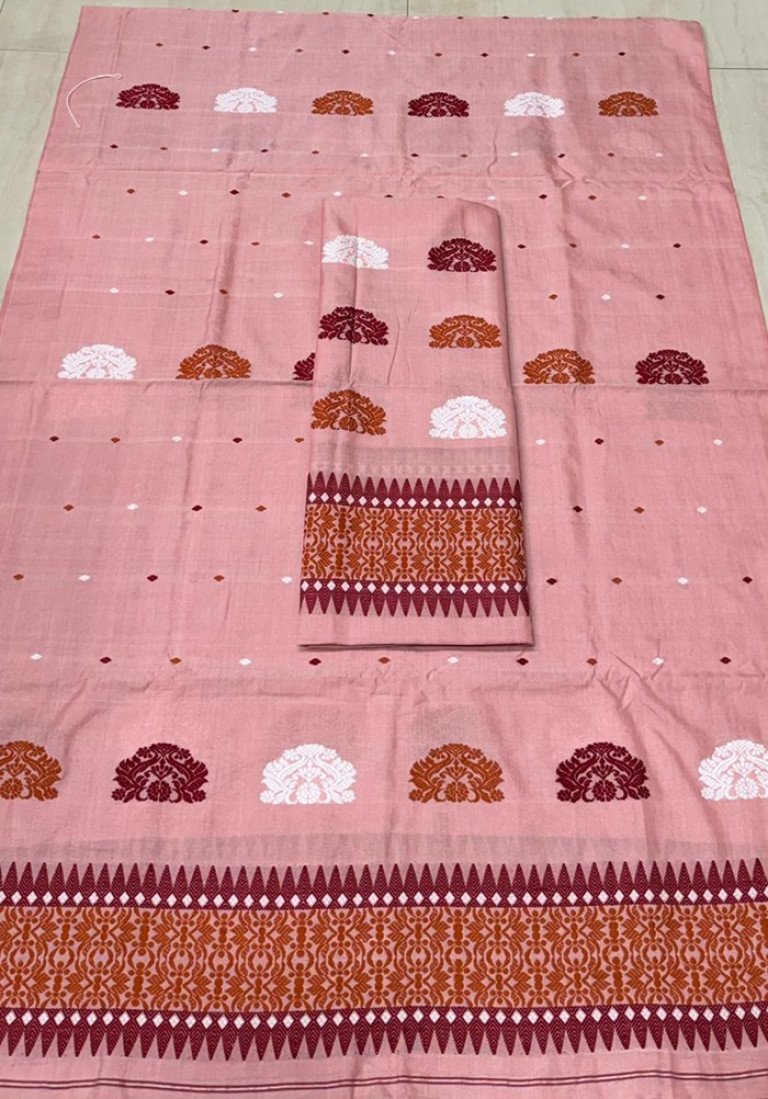 Handloom Silk Cotton Mekhela Sador With Blouse Material/ 03570002001