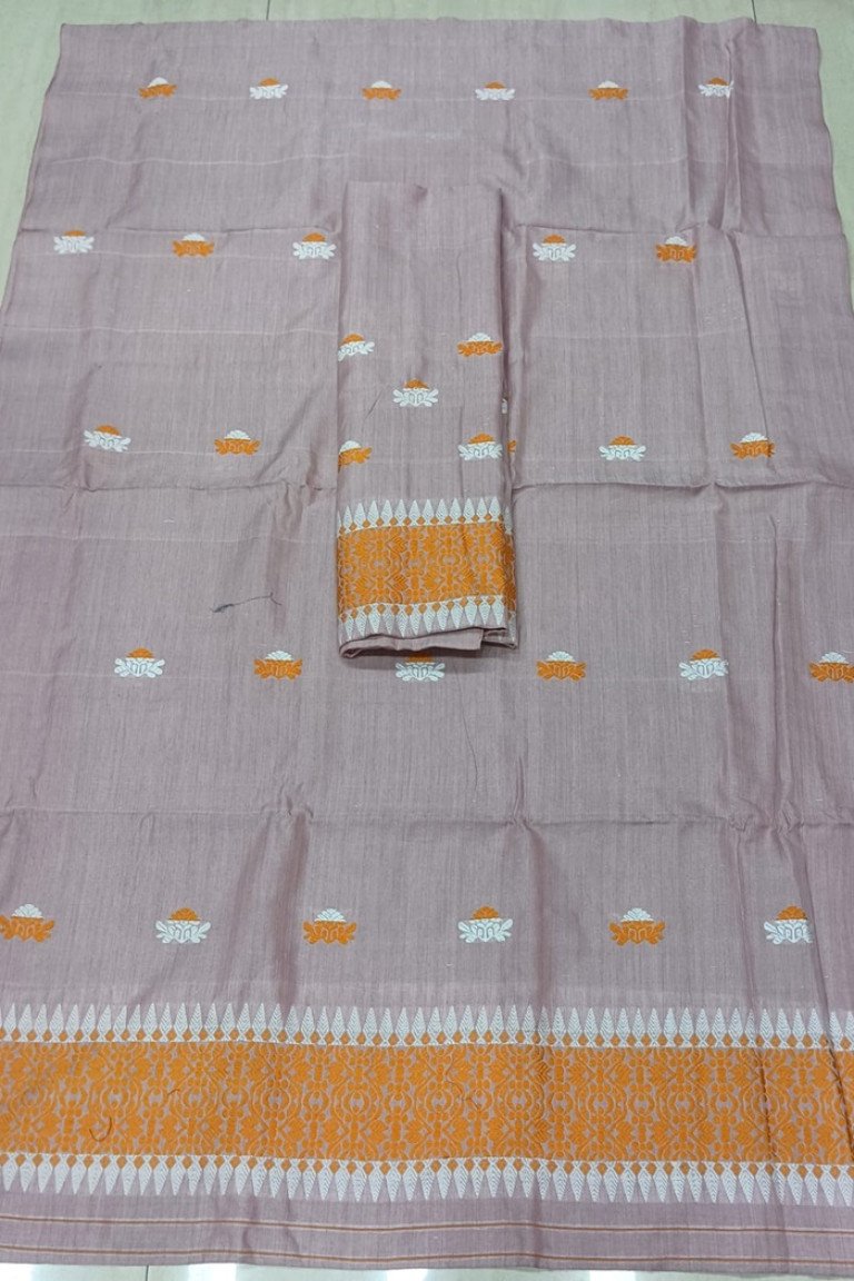 Handloom Silk Cotton Mekhela Sador With Blouse Material/ 03570001001