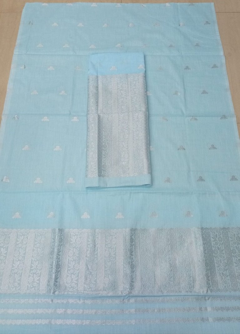 Cotton Mekhela Sador With Blouse Material / 03530003001