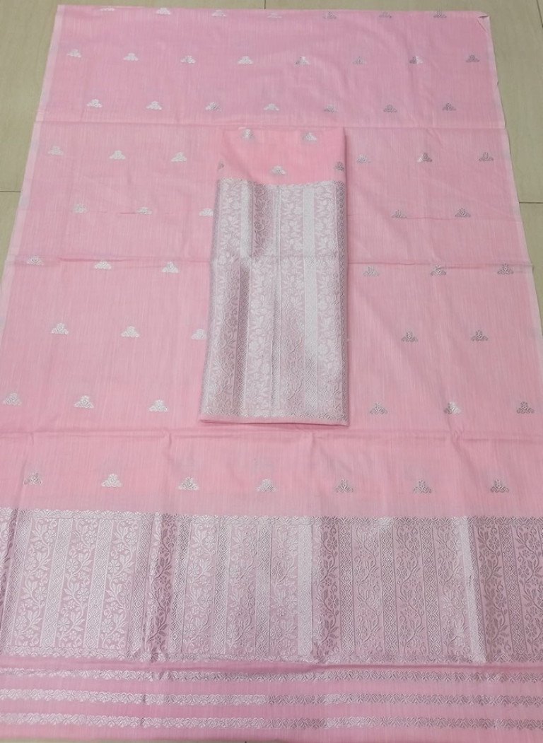 Cotton Mekhela Sador With Blouse Material / 03530003001