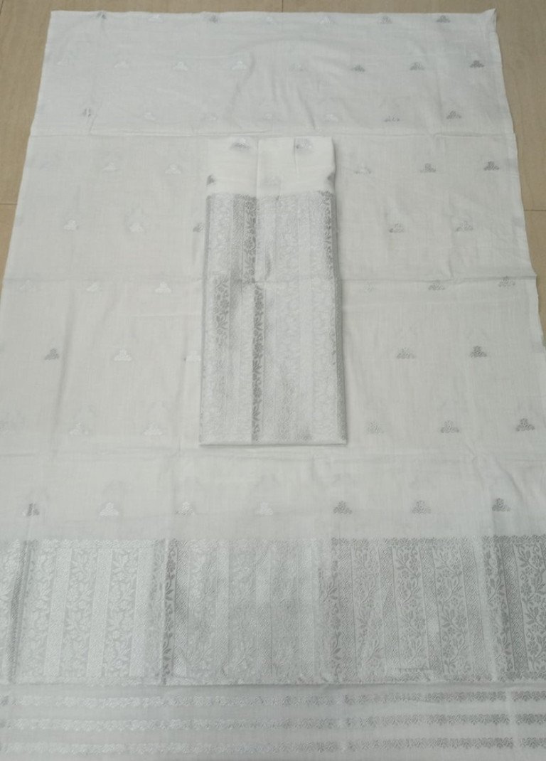 Cotton Mekhela Sador With Blouse Material / 03530003001