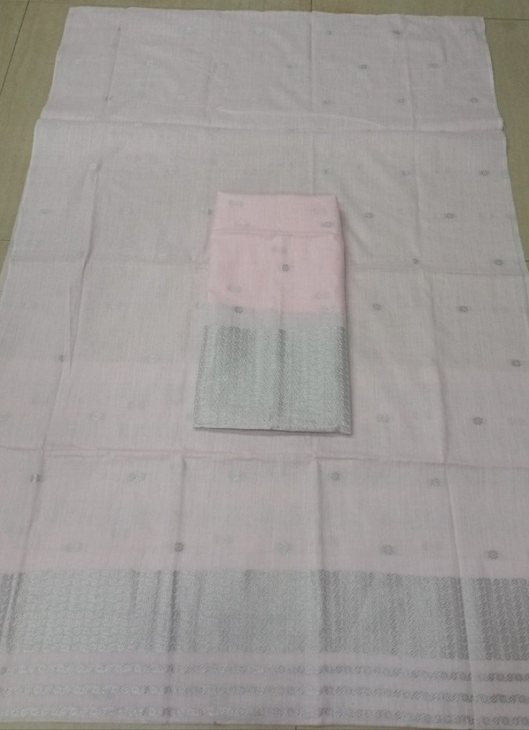 Cotton Mekhela Sador With Blouse Material / 03530003001