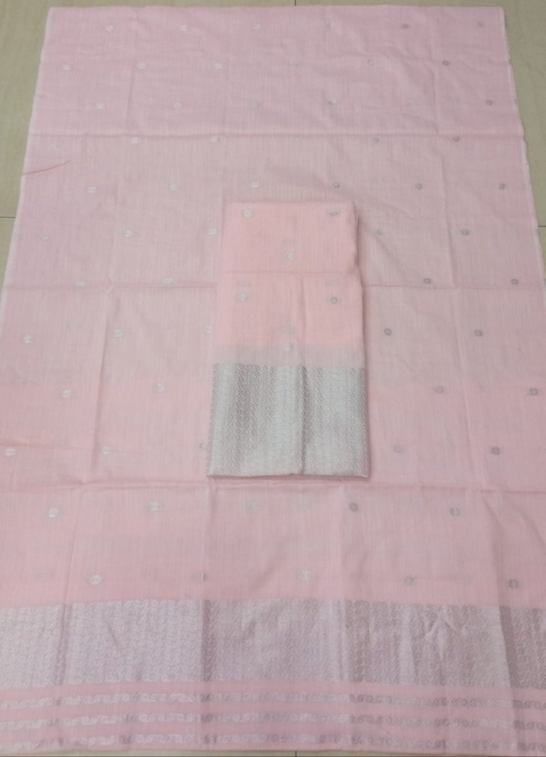 Cotton Mekhela Sador With Blouse Material / 03530003001