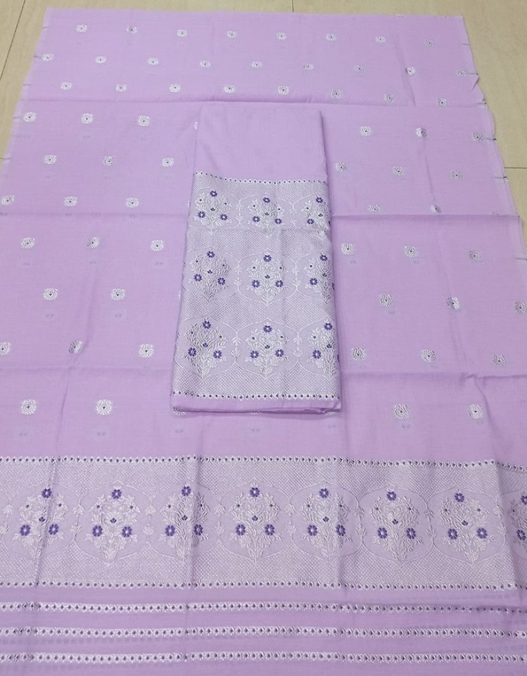 Cotton Kesapaat Mekhela Sador With Blouse Material / 03530008001