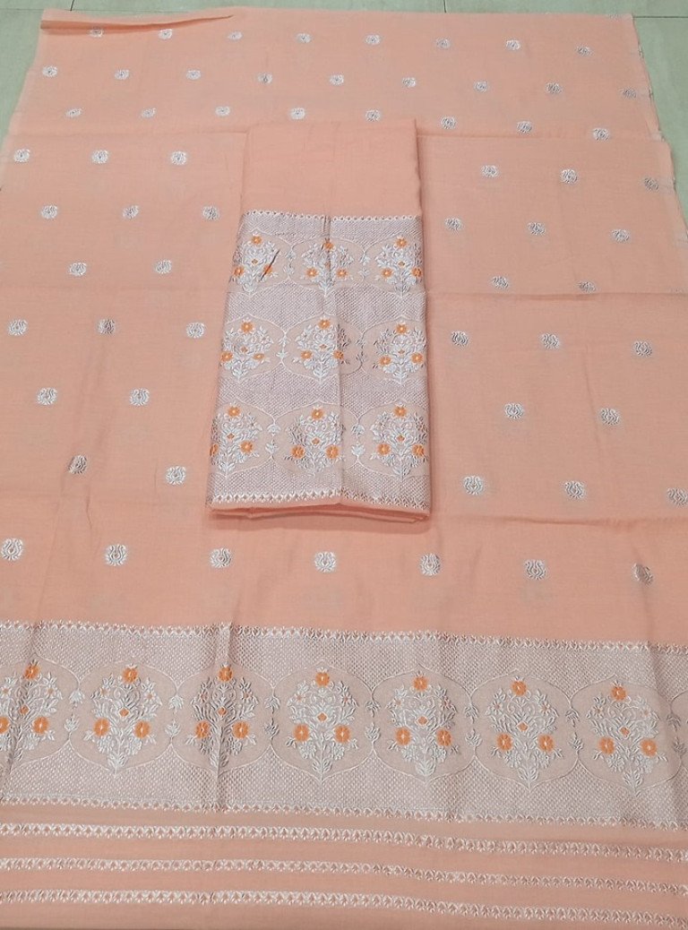 Cotton Kesapaat Mekhela Sador With Blouse Material / 03530008001