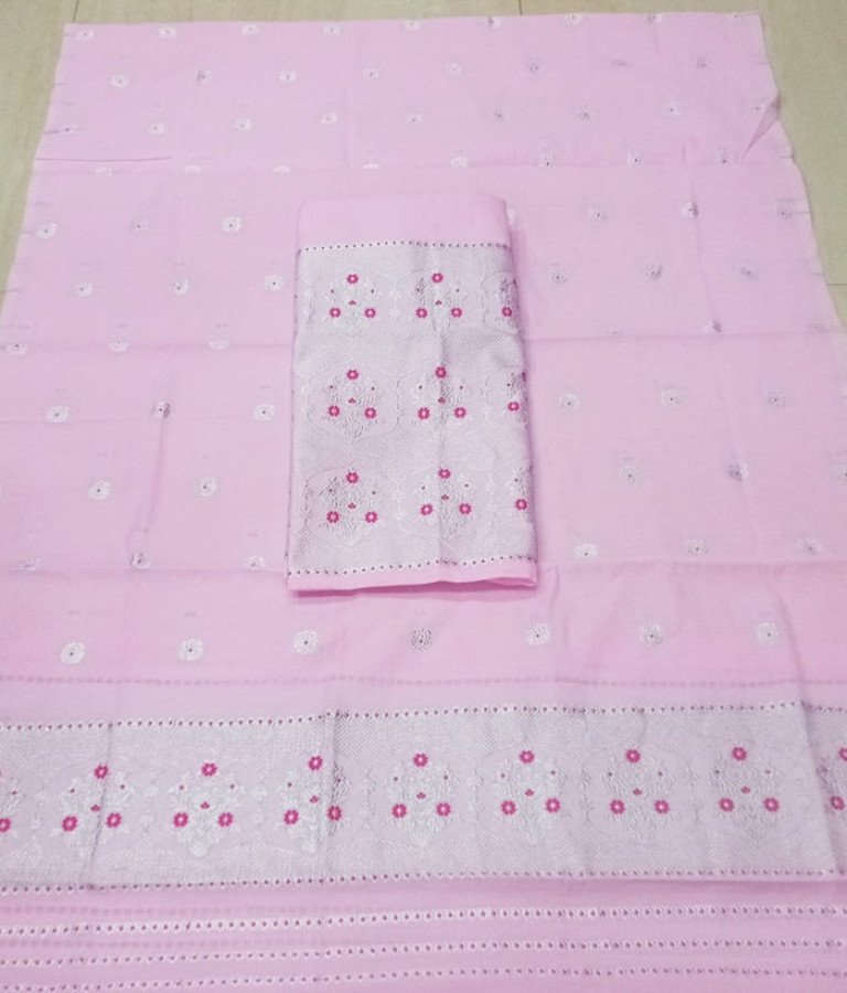 Cotton Kesapaat Mekhela Sador With Blouse Material / 03530008001