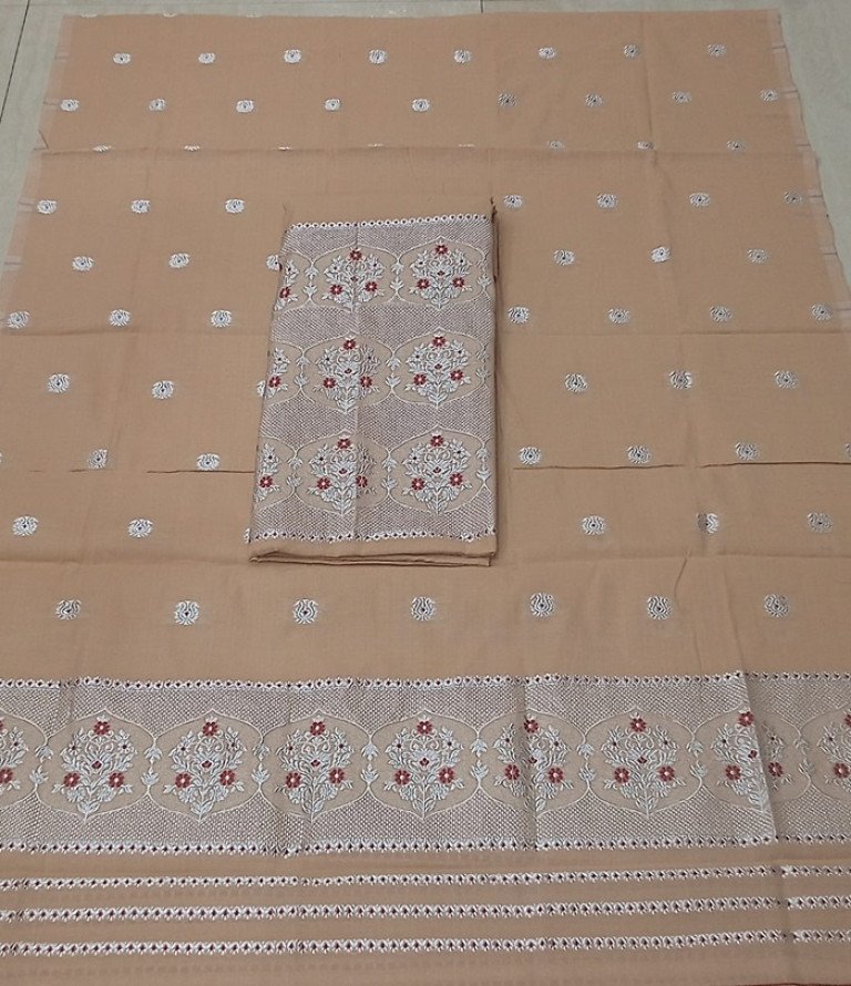 Cotton Kesapaat Mekhela Sador With Blouse Material / 03530008001