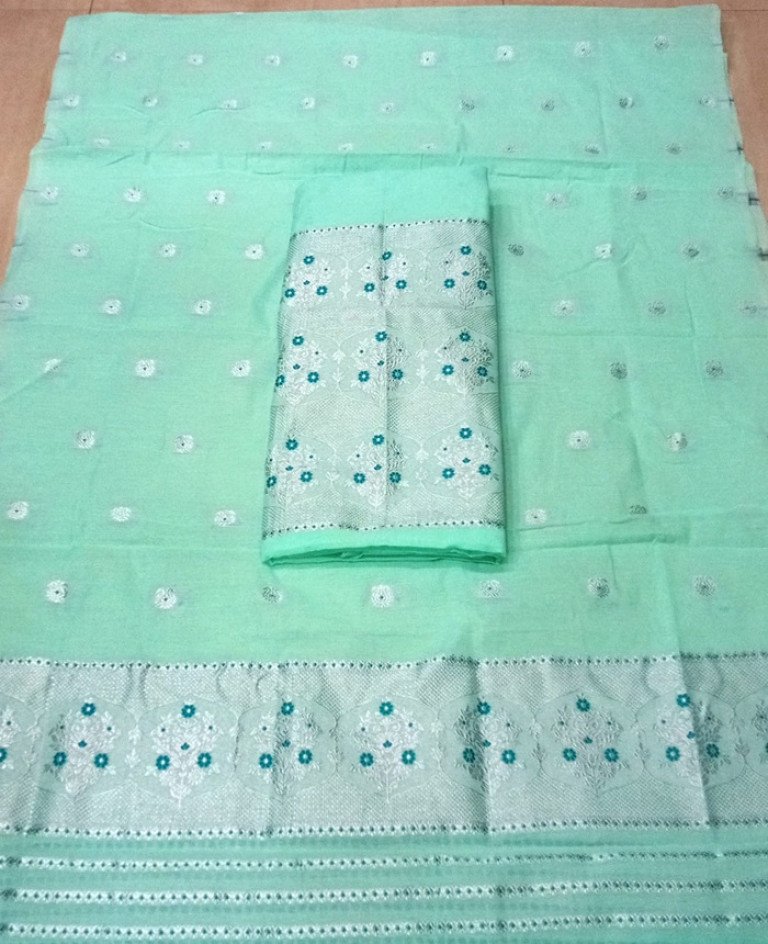 Cotton Kesapaat Mekhela Sador With Blouse Material / 03530008001