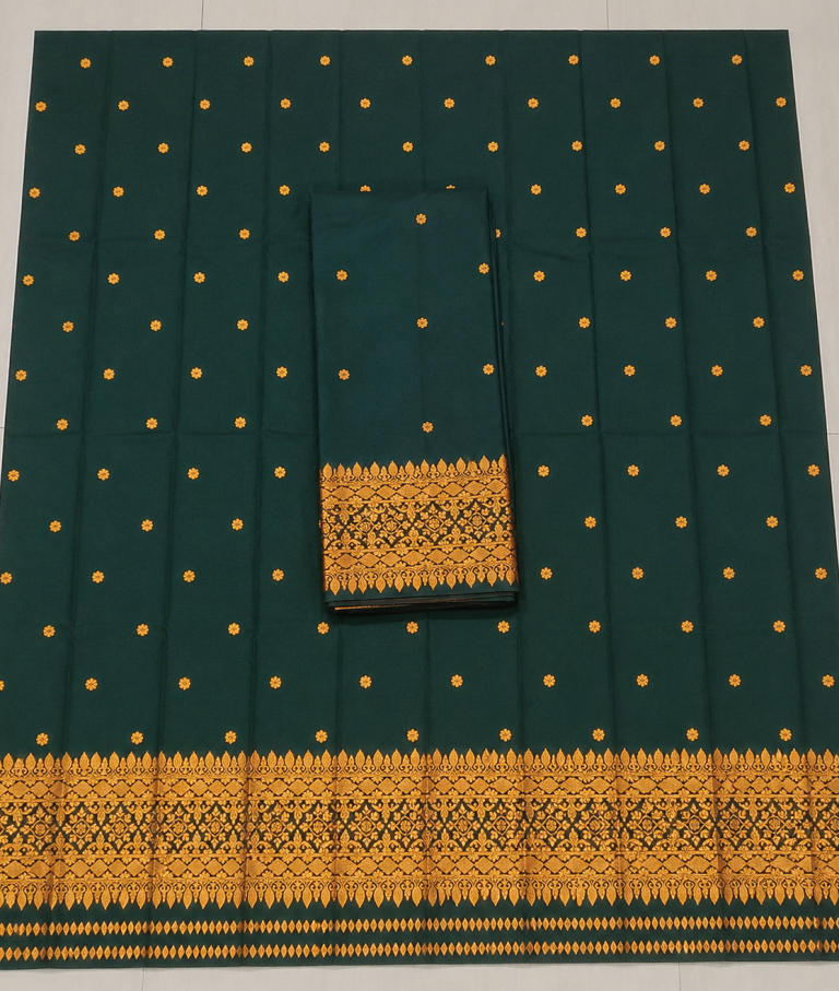 MIXED SILK MEKHELA SADOR WITH BLOUSE MATERIAL/ 02210010001
