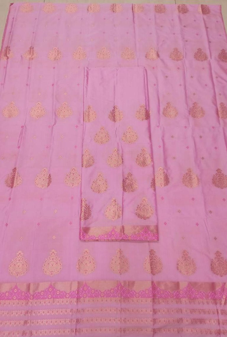 MIXED SILK MEKHELA SADOR WITH BLOUSE MATERIAL/ মিক্সড চিল্ক মেখেলা চাদৰ ব্লাউজৰ কাপোৰৰ সৈতে/ 02210011001