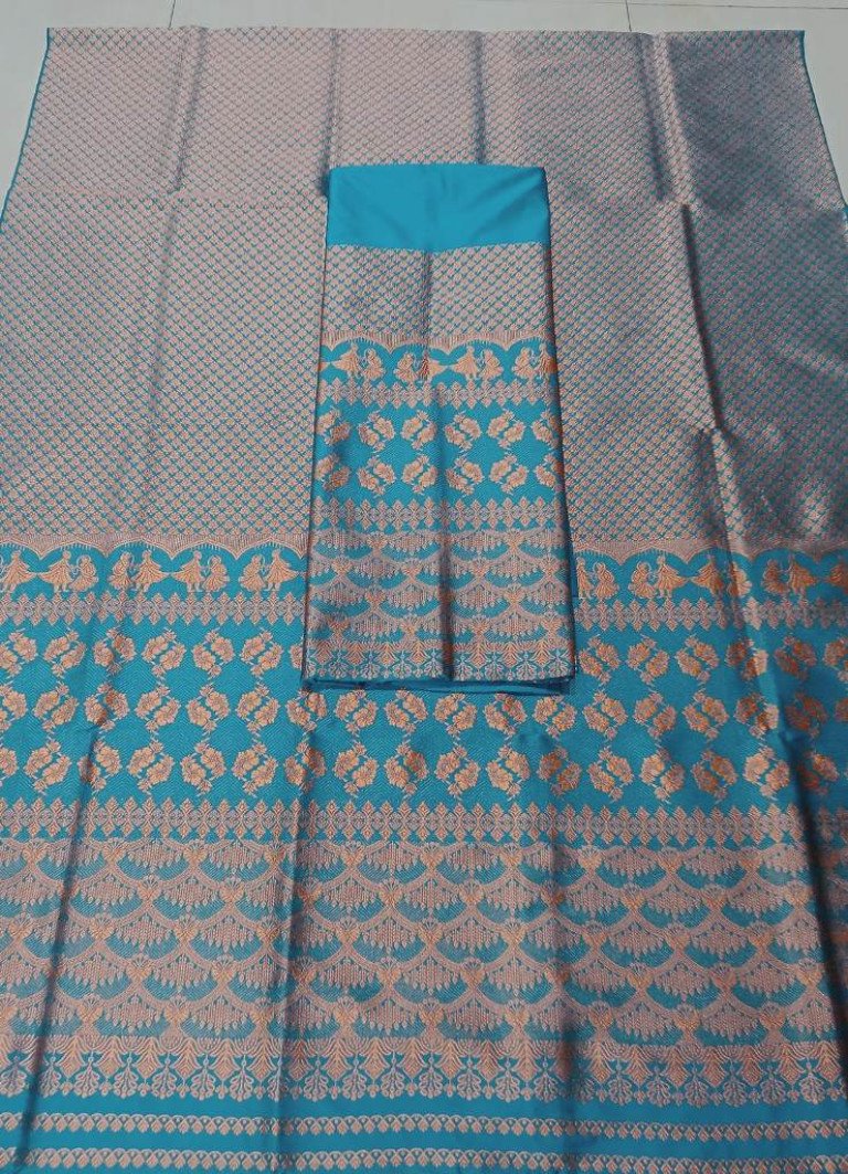 MIXED SILK MEKHELA SADOR WITH BLOUSE MATERIAL/ মিক্সড চিল্ক মেখেলা চাদৰ ব্লাউজৰ কাপোৰৰ সৈতে/ 03020007001
