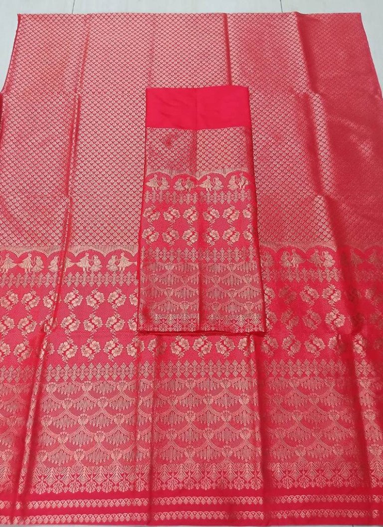 MIXED SILK MEKHELA SADOR WITH BLOUSE MATERIAL/ মিক্সড চিল্ক মেখেলা চাদৰ ব্লাউজৰ কাপোৰৰ সৈতে/ 03020007001