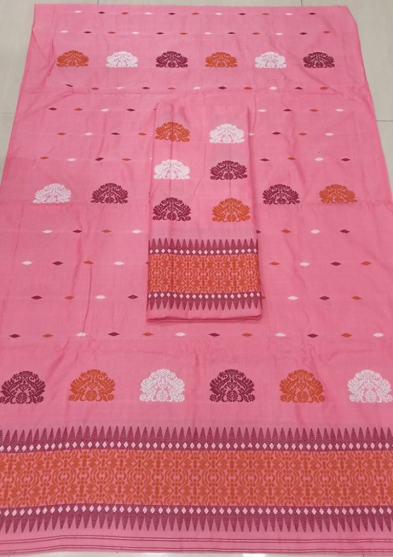 Handloom Silk Cotton Mekhela Sador With Blouse Material/ 03570002001