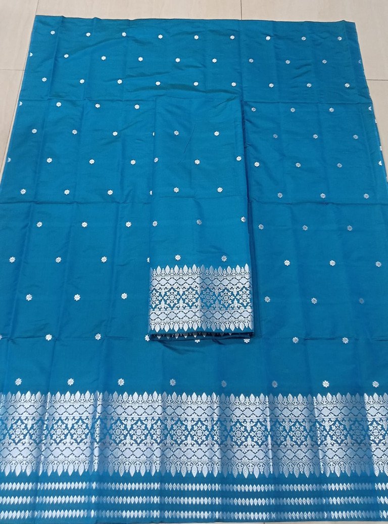 MIXED SILK MEKHELA SADOR WITH BLOUSE MATERIAL/ 02210010001